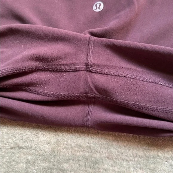Lululemon Wunder Under High-Rise Leggings – Size 10 – Aubergine / Plum Purple - Picture 3 of 4